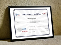 FinAPU erhält Cyber Trust Austria Label in Silber für Cybersicherheitsstandards